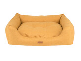 Pelíšek pro psa MONTEGO SOFA mustard/hořčicová velikost M 68x56x18 cm