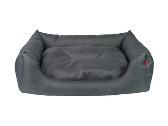 Pelíšek pro psa BASIK SOFA šedá velikost M 68x56x18 cm