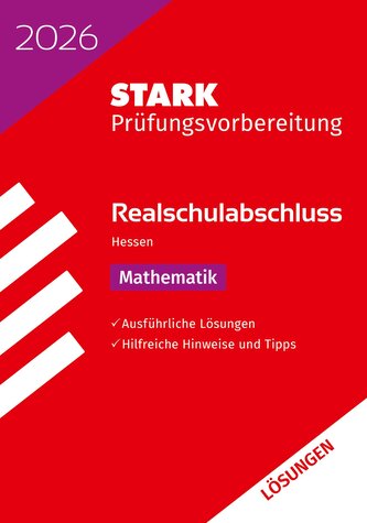 STARK Lösungen zu Mathematik - Realschulabschluss 2026 Hessen - Prüfungsvorbereitung