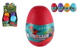 Dinosaurus šroubovací ve vejci plast 15cm 4 druhy 4ks v boxu