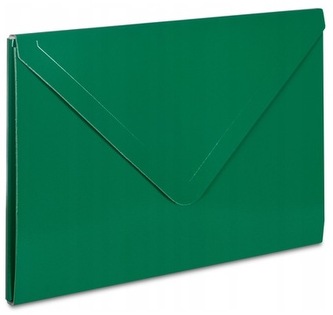 Teczka kopertowa A4 2 10mm zielona, VauPe