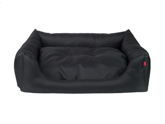Pelíšek pro psa BASIK SOFA černá velikost M 68x56x18 cm