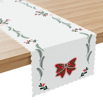 Vánoční ubrus - běhoun na stůl  KOKARDA 38x140 cm Mybesthome