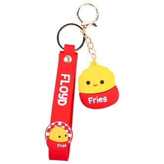 Squishmallows FIZZ Přívěsek na klíče - Hranolky Floyd