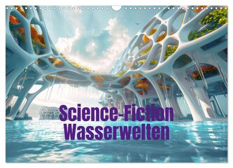 Science-Fiction Wasserwelten (Wandkalender 2026 DIN A3 quer), CALVENDO Monatskalender