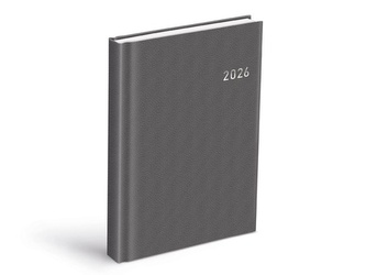 Diář 2026 D801 PVC dark gray