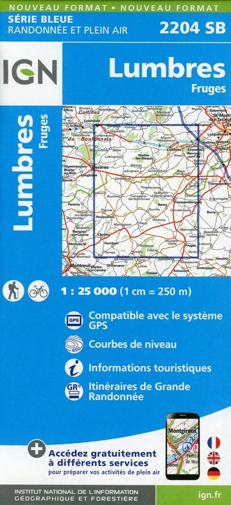 Lumbres.Fruges 1:25 000