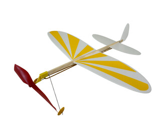 Igralet populární KOMÁR na gumu žlutý