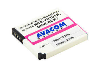 AVACOM baterie - Panasonic DMW-BCK7 Li-Ion 3.6V 700mAh 2.6Wh AVACOM baterie - Panasonic DMW-BCK7 Li-Ion 3.6V 700mAh 2.6Wh