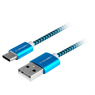 GoGEN Propojovací USB kabel, USB A vidlice (M) - USB type C vidlice (M)