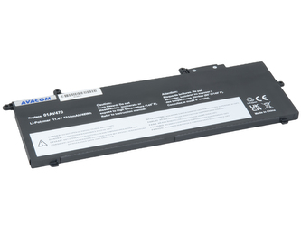 AVACOM baterie - Lenovo ThinkPad X280 Li-Pol 11,4V 4210mAh 48Wh AVACOM baterie - Lenovo ThinkPad X280 Li-Pol 11,4V 4210mAh 48Wh