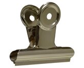 Klip na dokumenty, stříbrná, 63 mm, kov, 6 ks/balení, HGA0126