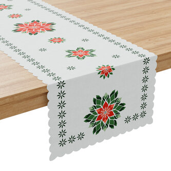 Vánoční ubrus - běhoun na stůl  BETLÉMSKÁ HVĚZDA 38x140 cm Mybesthome