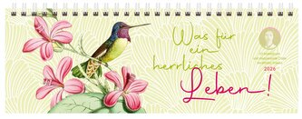 Tischquerkalender Was für ein herrliches Leben! 2026