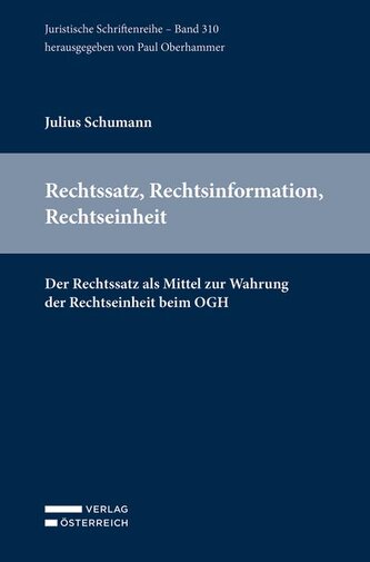 Rechtssatz, Rechtsinformation, Rechtseinheit