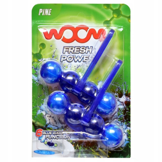 WOOM Zawieszka barwiąca do WC 2x50g pine