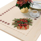 Vánoční ubrus - běhoun na stůl  CHRISTMAS FLOWER 50x100 cm Mybesthome