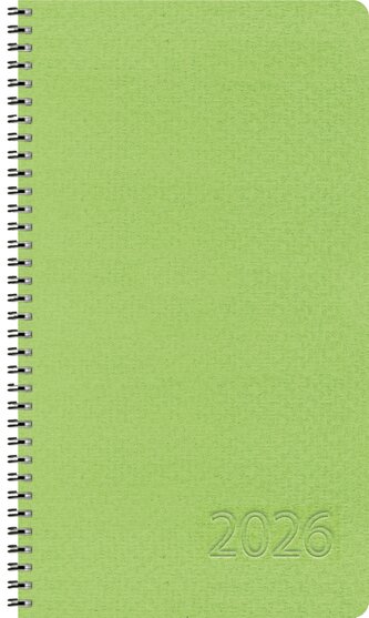 Taschenkalender Wochentimer Small Grün 2026