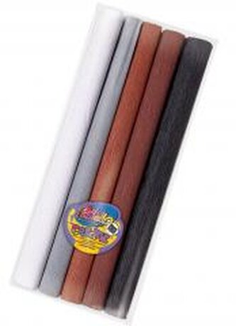 Bibuła mini 25x200cm odcieni ziemi 5 kolorów