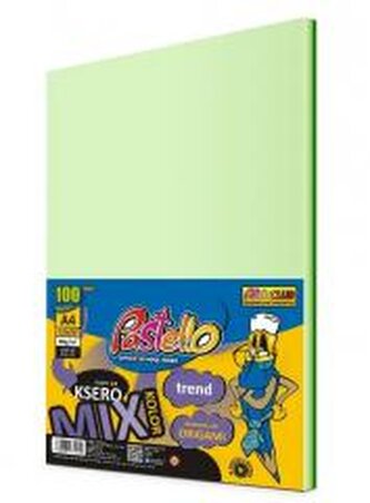 Papier ksero A4 80g 5 kolorów zielonych 100 arkusz