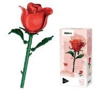 Klocki kwiatki. Róża