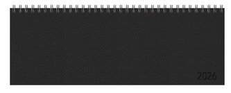 Tischkalender quer Professional Premium 2026 schwarz
