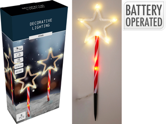 OZDOBA ZEWNĘTRZNA LED 45L 5SZTUK NA BATERIE