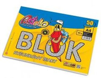 Blok rysunkowy A4 80g 50 kartek