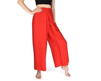 Kalhoty jóga open NUTCHA, červené M/L