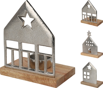 ŚWIECZNIK DOM NA PODGRZEWACZE 13X8CM