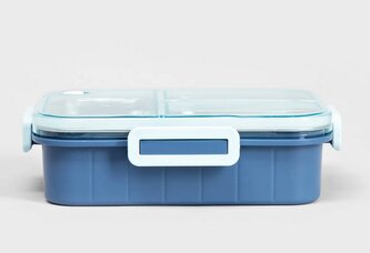 Lunchbox | B2 DELVOR | 3 části modrá | 0,75 l | 748905