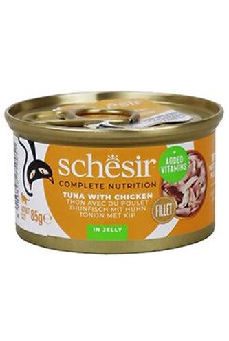 Schesir Cat konz. Adult tuňák/kuře 85g Schesir Cat konz. Adult tuňák/kuře 85g