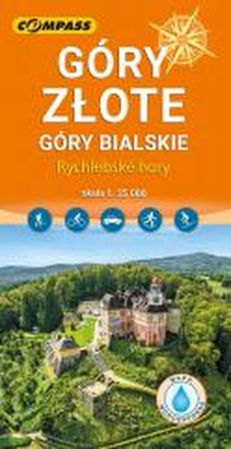 Mapa turystyczna - Góry Złote laminowana Mapa turystyczna - Góry Złote laminowana