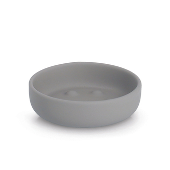 ZELLER Mýdlenka keramická šedá 11 x 3,3 cm