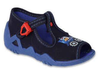 217P120 19 - chlapecké sandálky Befado modré, auto 217P120_24
