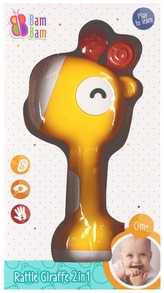 BAM BAM GRZECHOTKA ZYRAFKA 2W1 13X24X5 WB 216