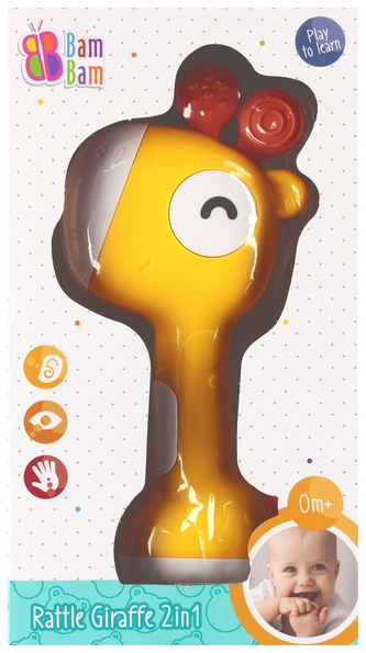 BAM BAM GRZECHOTKA ZYRAFKA 2W1 13X24X5 WB 216