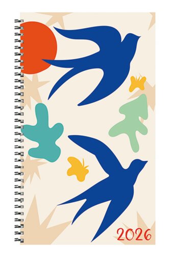 Taschenkalender Youngtimer Vögel 2026