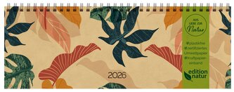 Tischkalender Edition Natur Dschungel 2026 quer