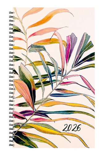 Taschenkalender Youngtimer Palmblätter 2026