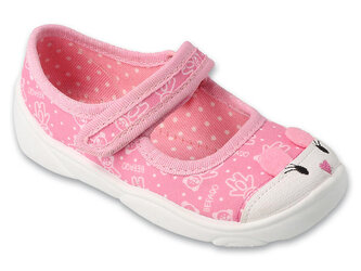 209P041 23 - dívčí balerínky Befado růžové, ouška 209P041_24