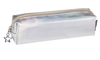 Piórnik tuba Sparkle srebro