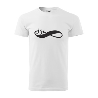 Tričko s potiskem Navždy její: bílé M