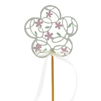 Kytička perforovaná zápich 6x6/34 cm