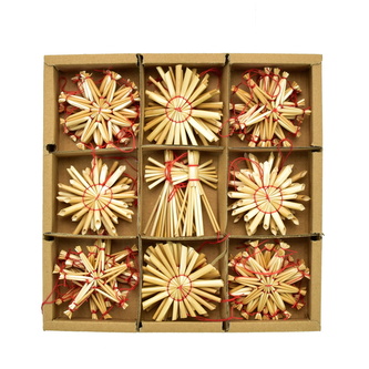 Slaměné ozdoby, 36 ozdob