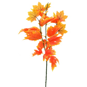 Podzimní větev z javorových listů 60 cm