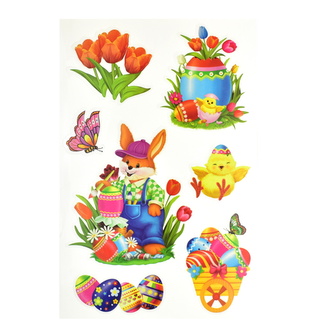 Okenní velikonoční nálepky 30 x 20 cm
