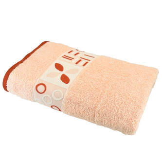 Osuška ORNAMENT 70x140 cm lososová