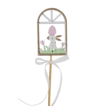 Okénko se zajíčkem zápich 6x4/34 cm