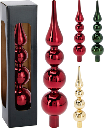 CZUBEK CHOINKOWY 28CM 3 RODZAJE